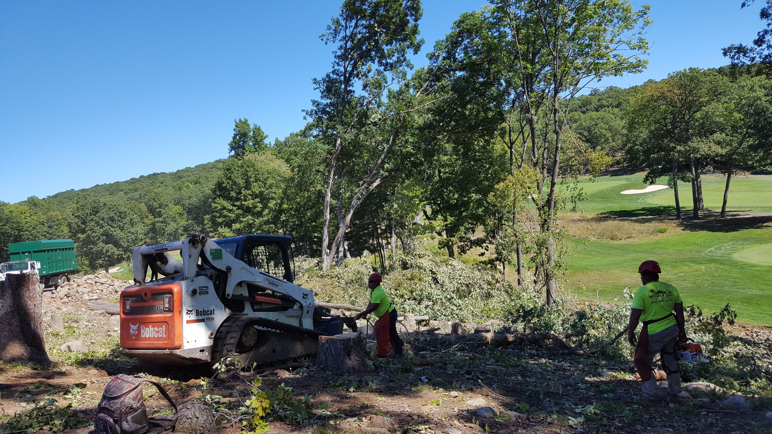 Golf Course Tree Clearing Boulder Hill